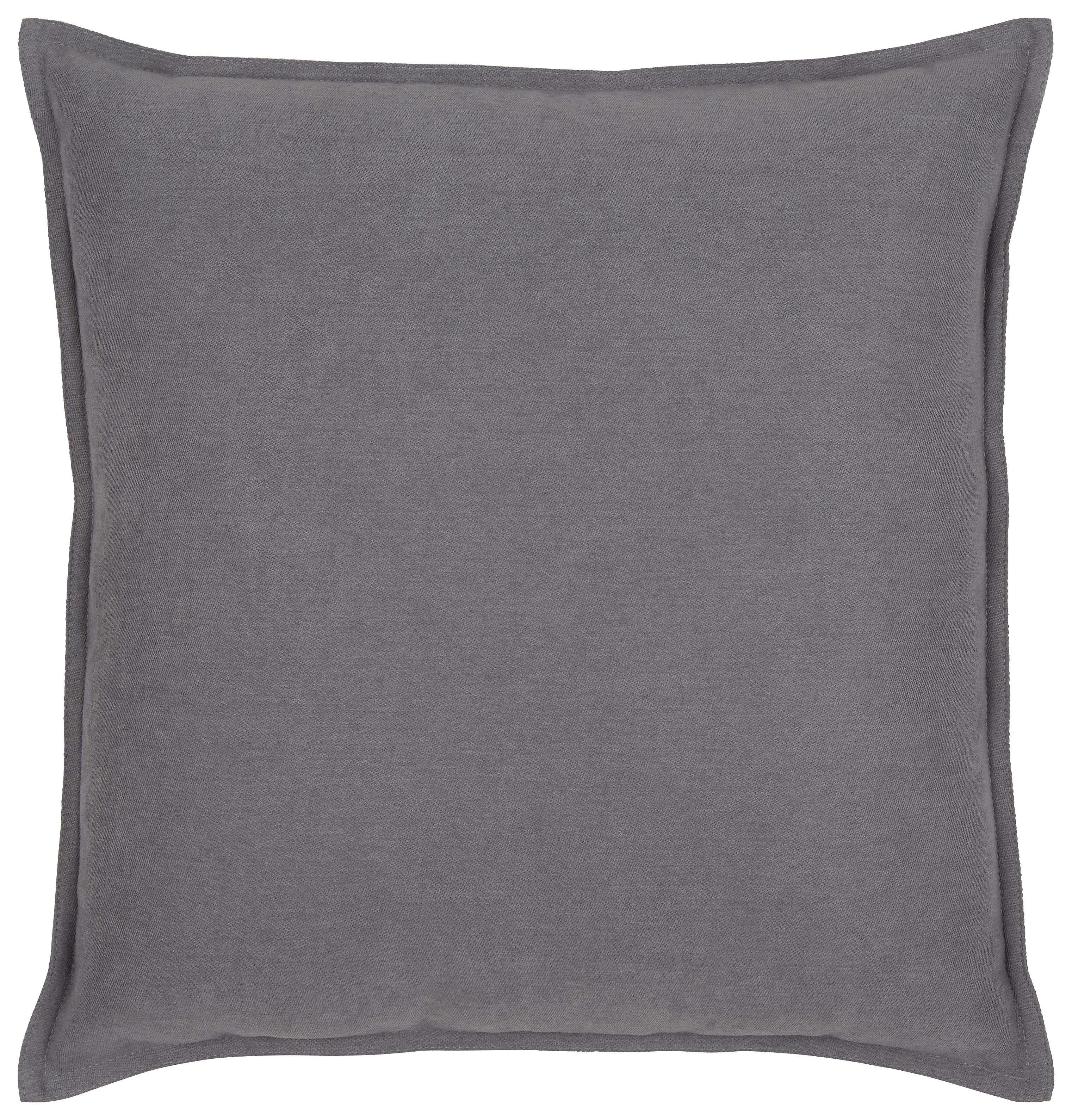 Zierkissen Poppy in Grau ca. 45x45cm - Grau, MODERN, Textil (45/45cm) - Modern Living