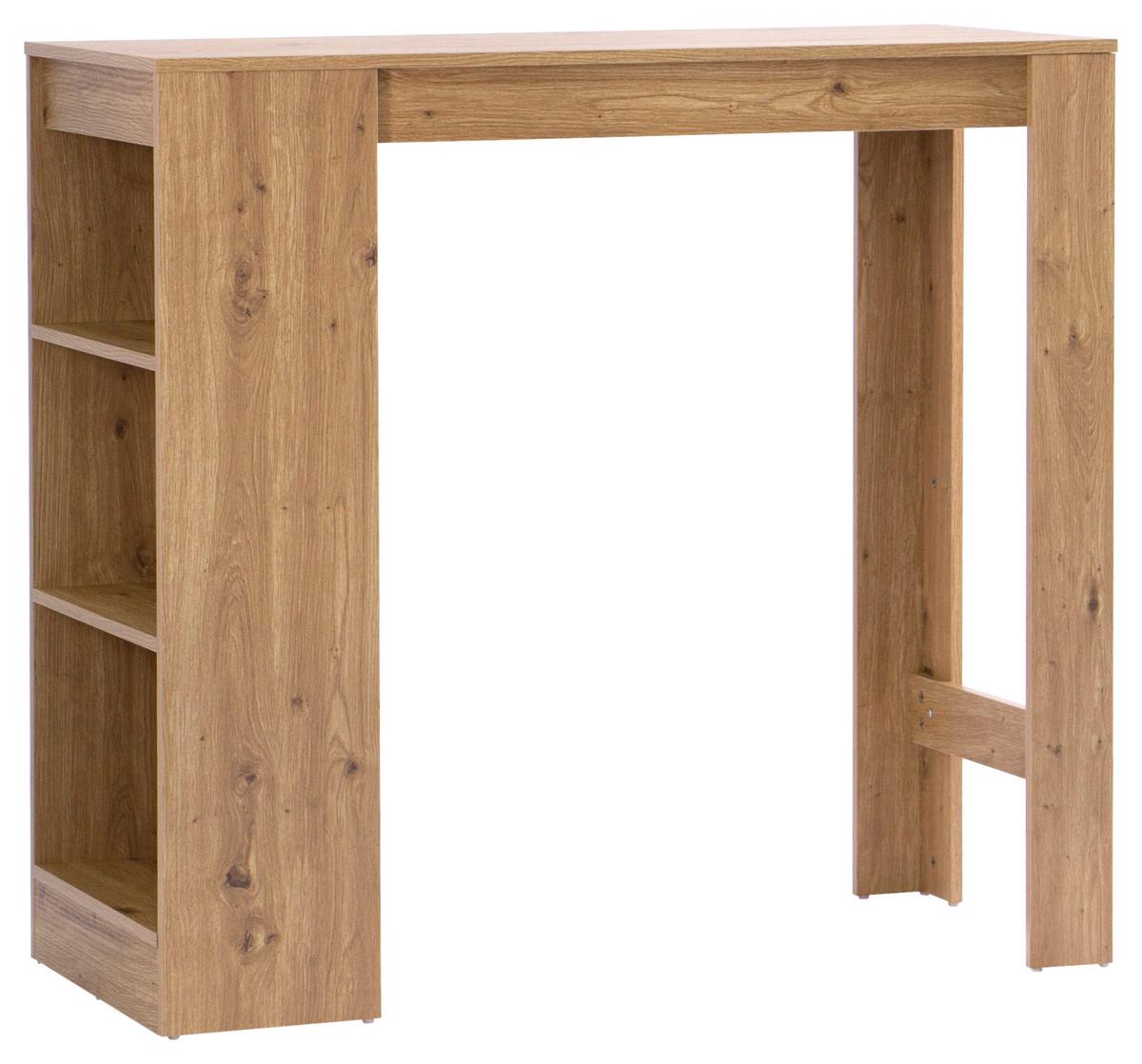 Barska Miza Brest, Barva Hrasta - barve hrasta, Konvencionalno, leseni material (110/103/50cm)