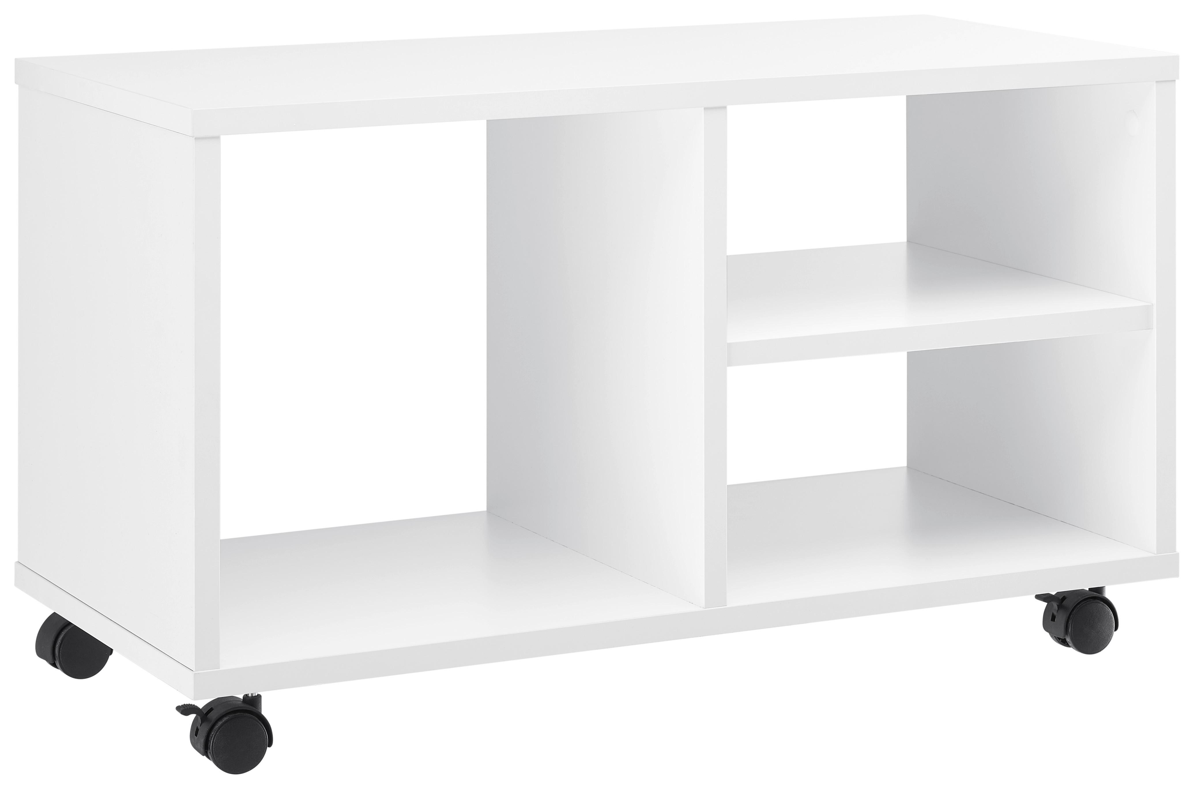 Phonotisch in Weiß - Weiß, MODERN, Holzwerkstoff/Kunststoff (75/44/35cm) - Based