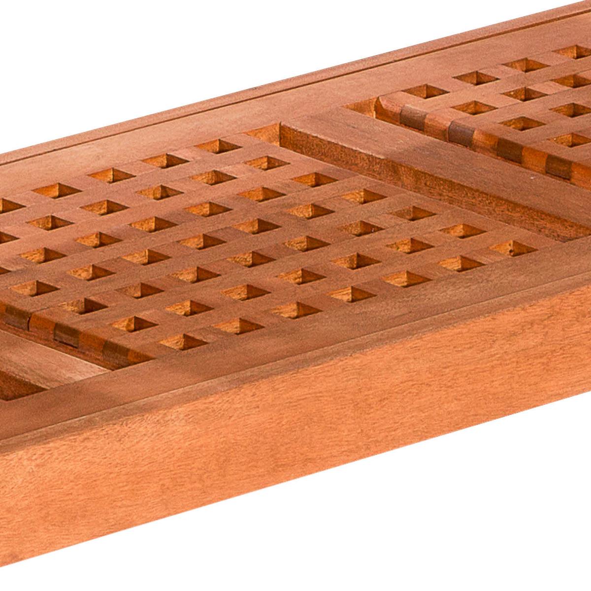 Gartenbank Lima aus Eukalyptus Natur - Naturfarben, Basics, Holz (157/90/58cm) - Gardenson