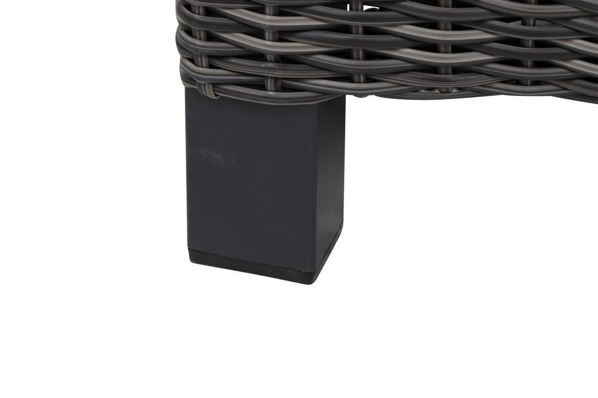 Loungegarnitur Corido 4-tlg. Grau - Grau, Basics, Keramik/Kunststoff (72/103/83cm) - Siena Garden
