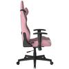 GAMINGSTOL PRINCE - vit/pink, Modern, textil/plast (67/126/67cm) - Dxracer