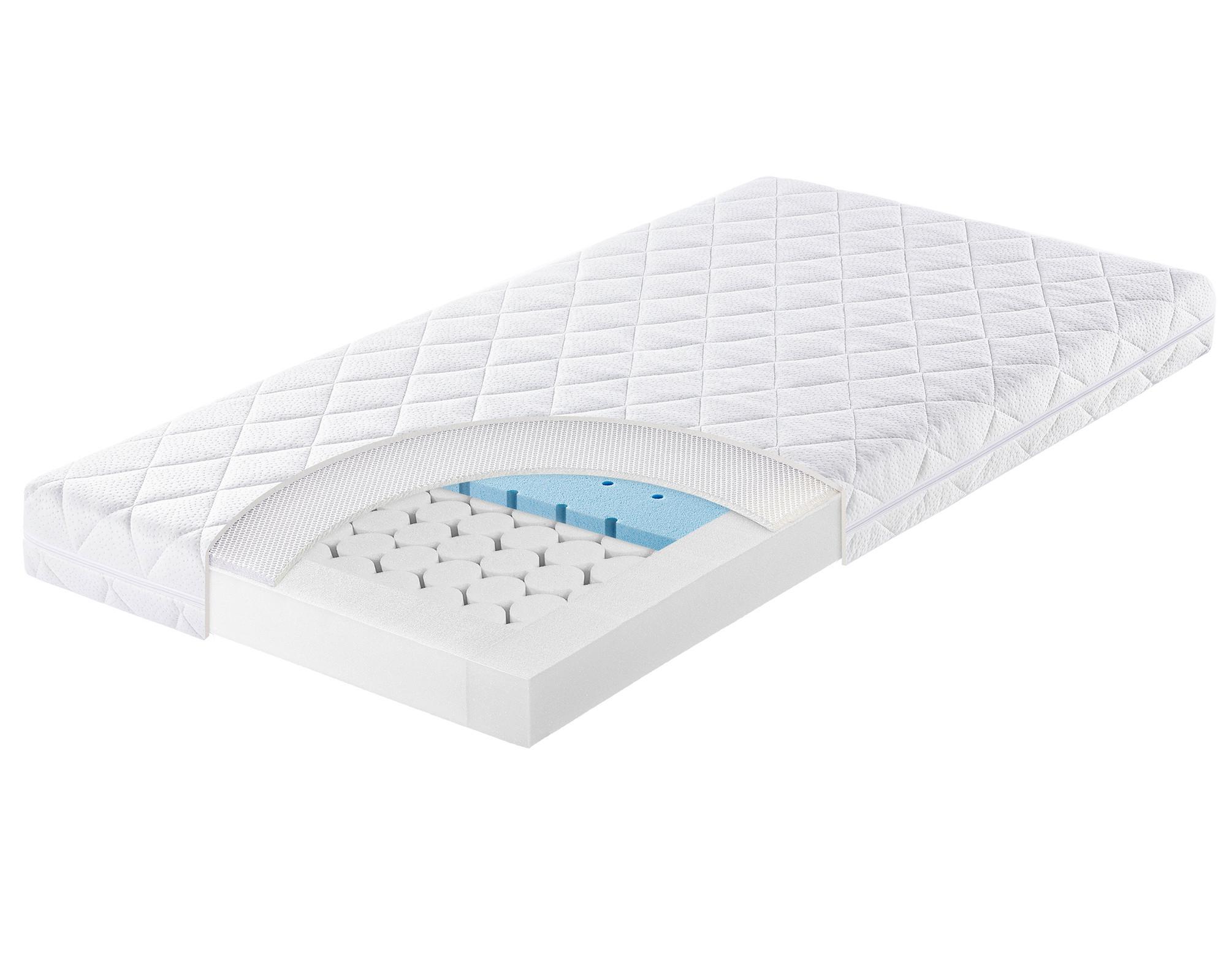 MATERAC DZIECIĘCY 7770110013 - biały, Basics, tkanina (60/120cm) - Zöllner