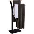 Suport Pentru Prosop Lacchio - culoare natur/negru, Konventionell, lemn/metal (42/87/20cm) - Homezone Suport Pentru Prosop Lacchio - culoare natur/negru, Konventionell, lemn/metal (42/87/20cm) - Homezone