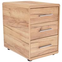 Predalnik Fontana, Barva Hrasta - barve kroma/črna, Moderno, umetna masa/leseni material (44,3/59,6/50cm) - Mömax