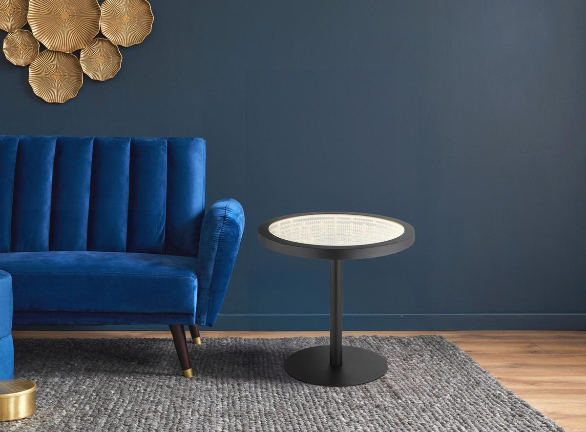 LED-TISCHLEUCHTE 28086 BRYON - Klar, Design, Glas/Kunststoff (50/47,5cm) - Globo