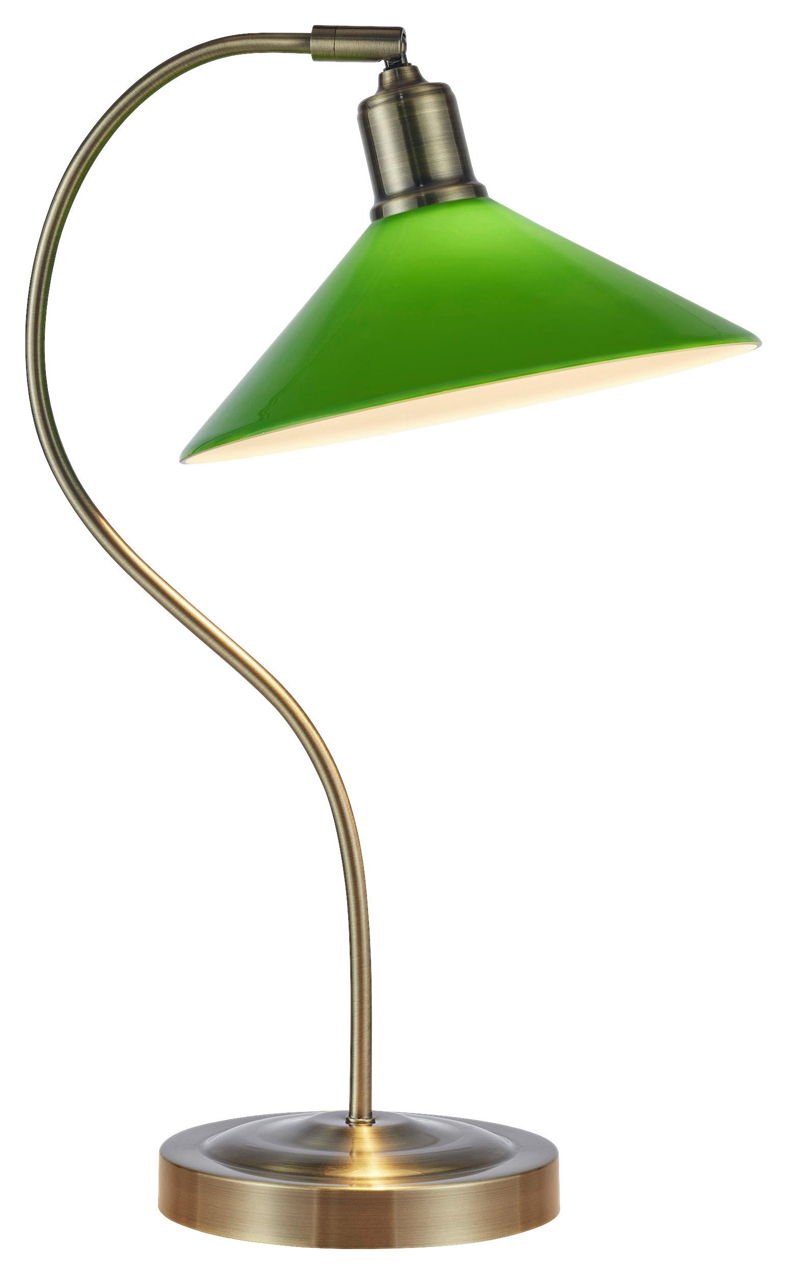 Tischleuchte Vela Grün max. 40 Watt - Grün, Basics, Metall (27,5/25/49cm) - Markslöjd