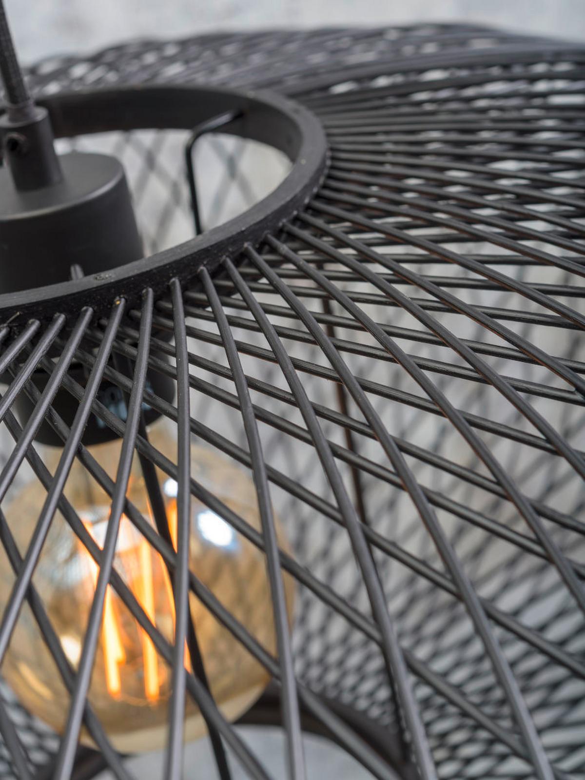 Stoječa Svetilka Cango, Črna, Naravna Barva - črna/naravne barve, Trend (176/60/80cm) - Good & Mojo