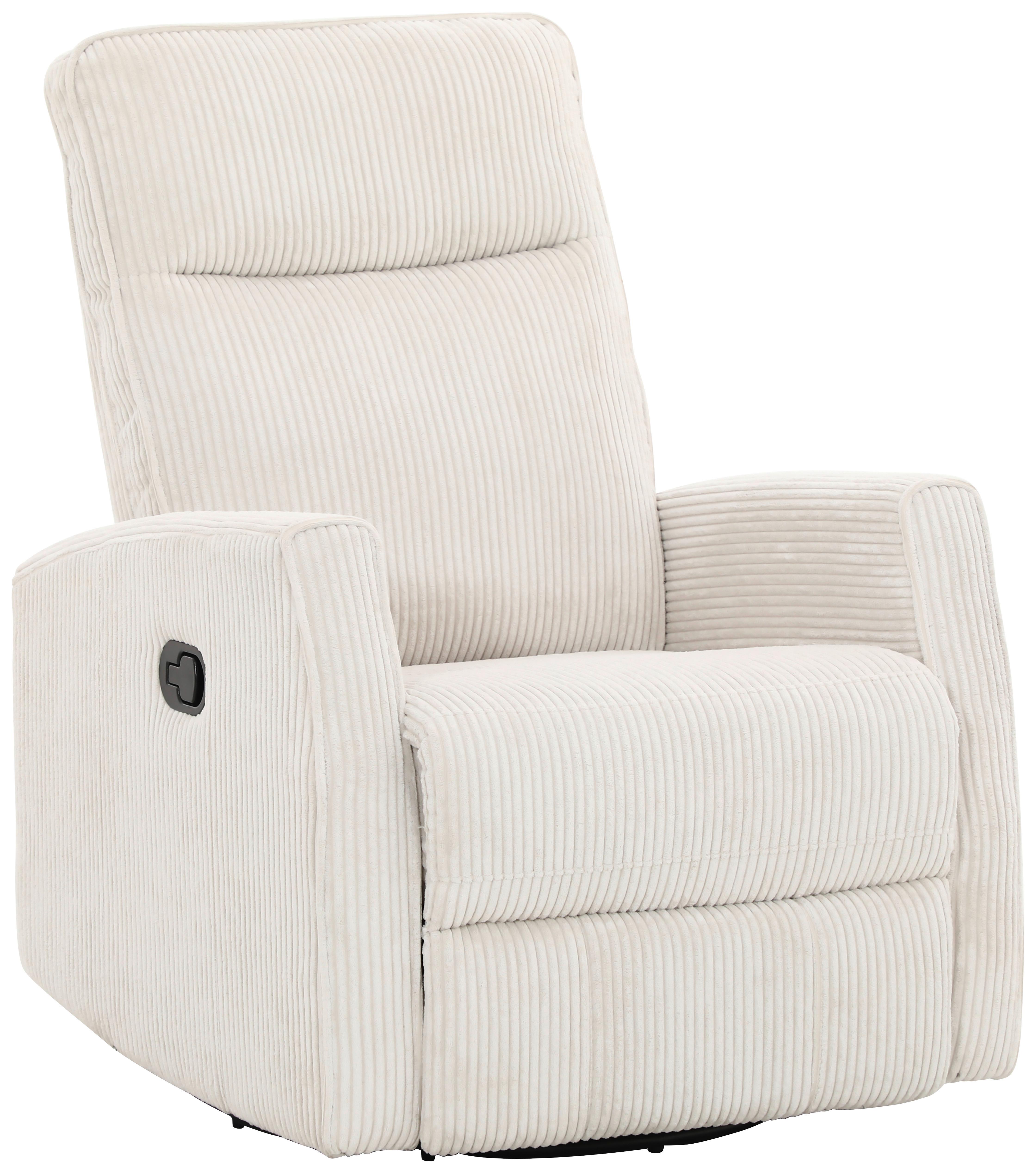 Relaxsessel Melinda in Beige - beige/svart, Modern, metall/trä (76/103/96cm) - Mömax
