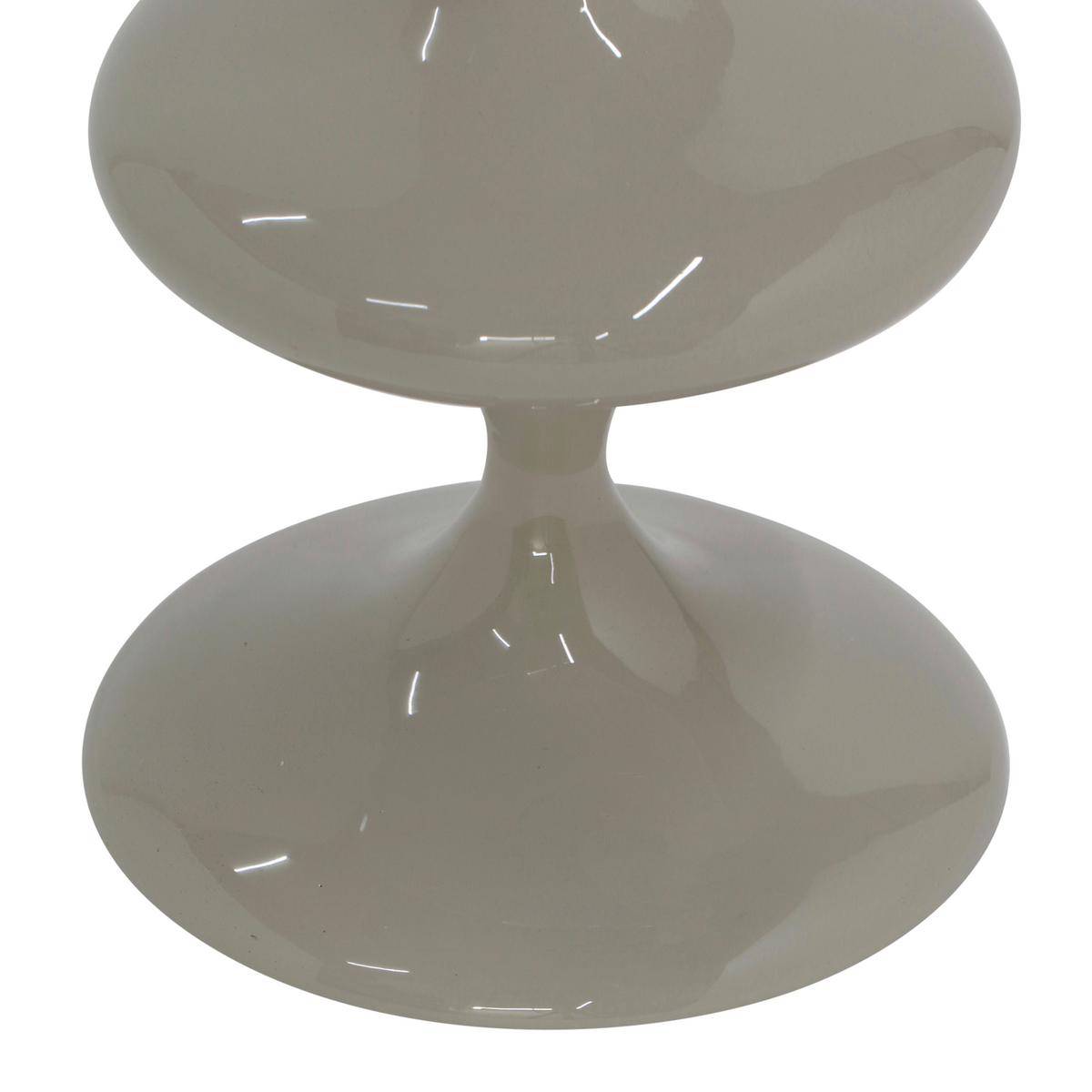 Stabkerzenhalter Laureen Grau - Grau, Basics, Metall (11/19,5/11cm)