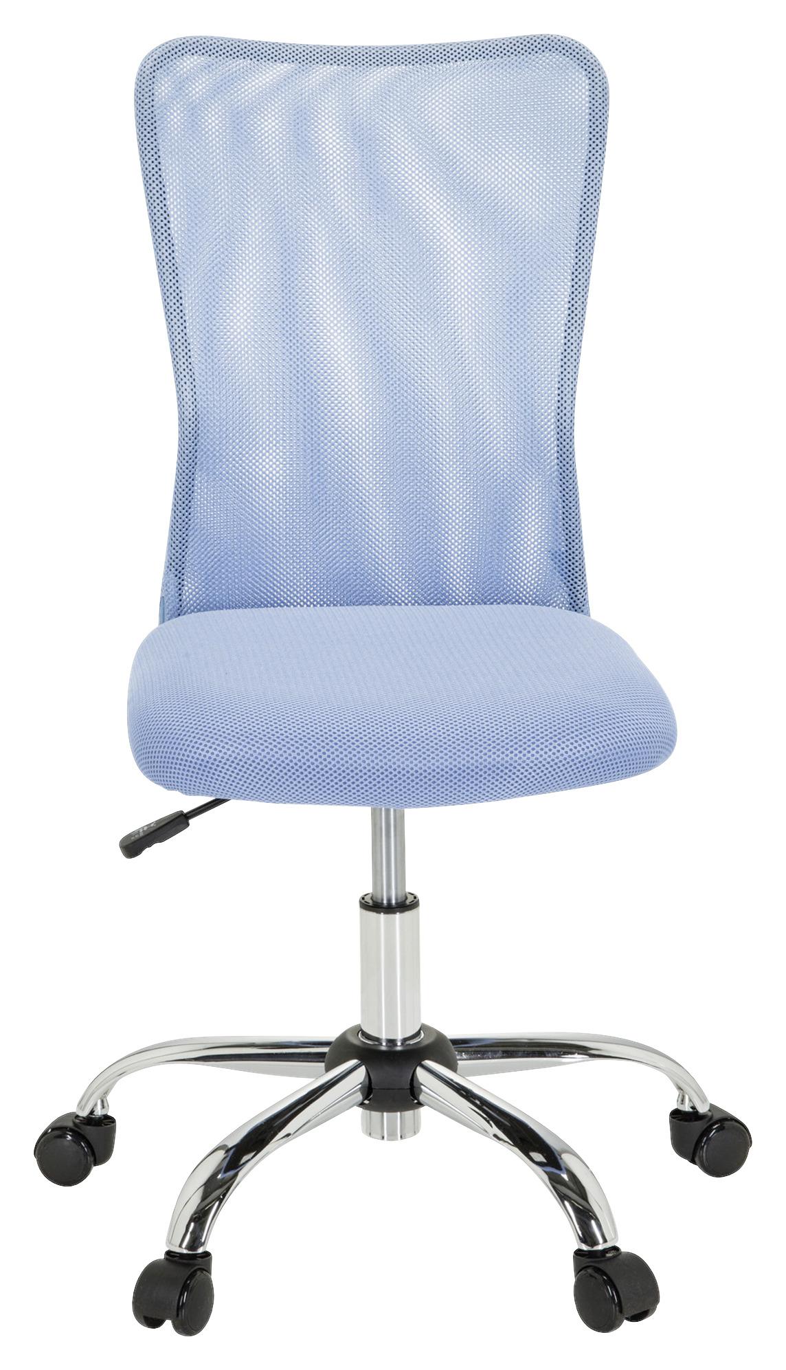 Jugenddrehstuhl Kiddy Net ca. 54x88-98x54 cm Blau - Blau, Basics, Kunststoff (54/88-98/54cm) - MID.YOU
