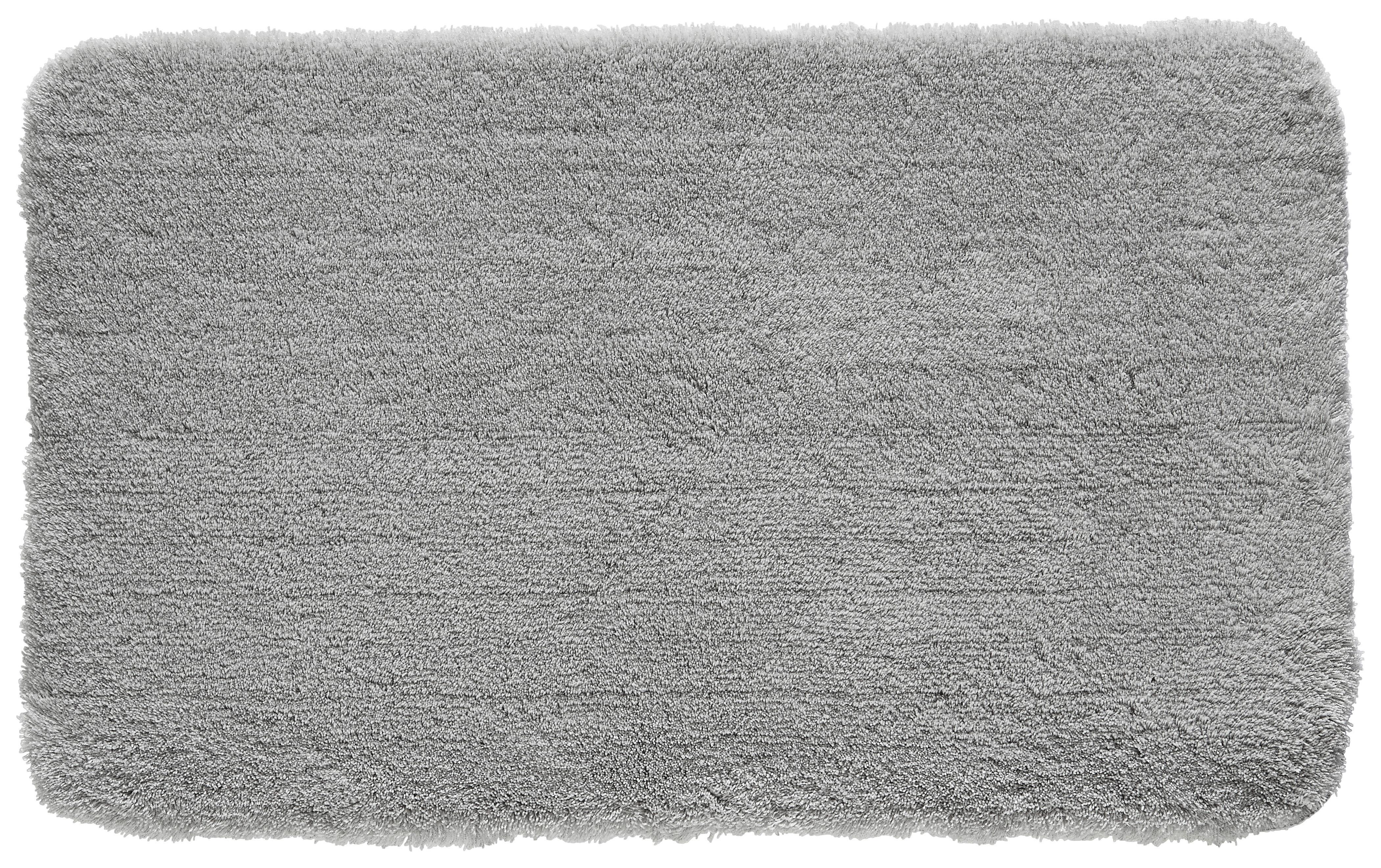 DYWANIK ŁAZIENKOWY RELAX - szary, Basics, tkanina (70/120cm) - Kleine Wolke