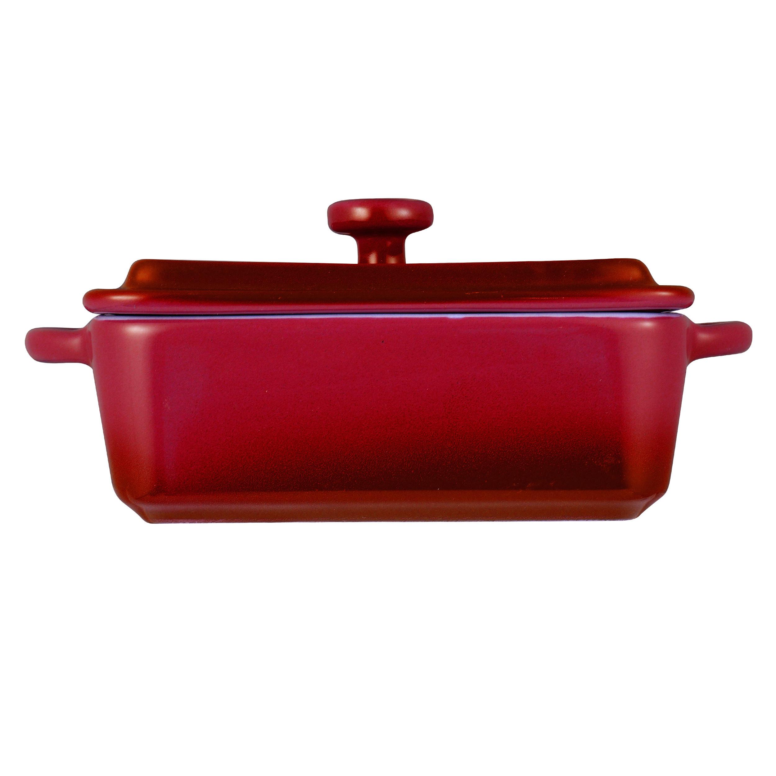 Auflaufformenset Elisa Rot - Rot, Konventionell, Keramik (16.6/9.5/7cm) - Mömax