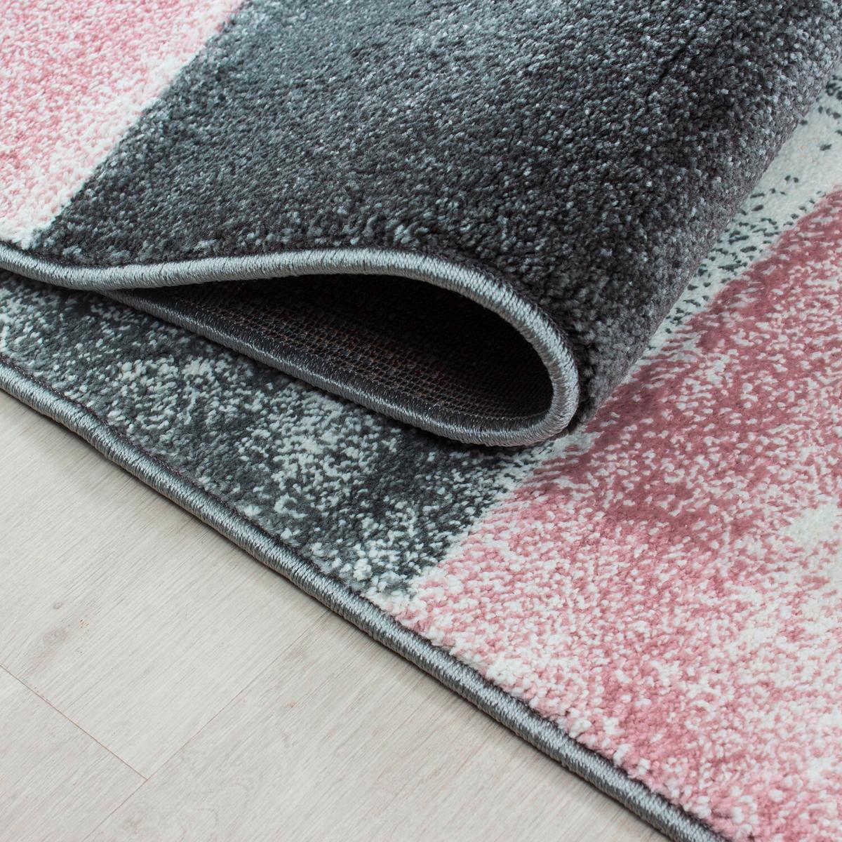 Flachwebeteppich Hawaii Pink ca. 240x340cm - Pink, Design, Textil (240/340cm) - Novel