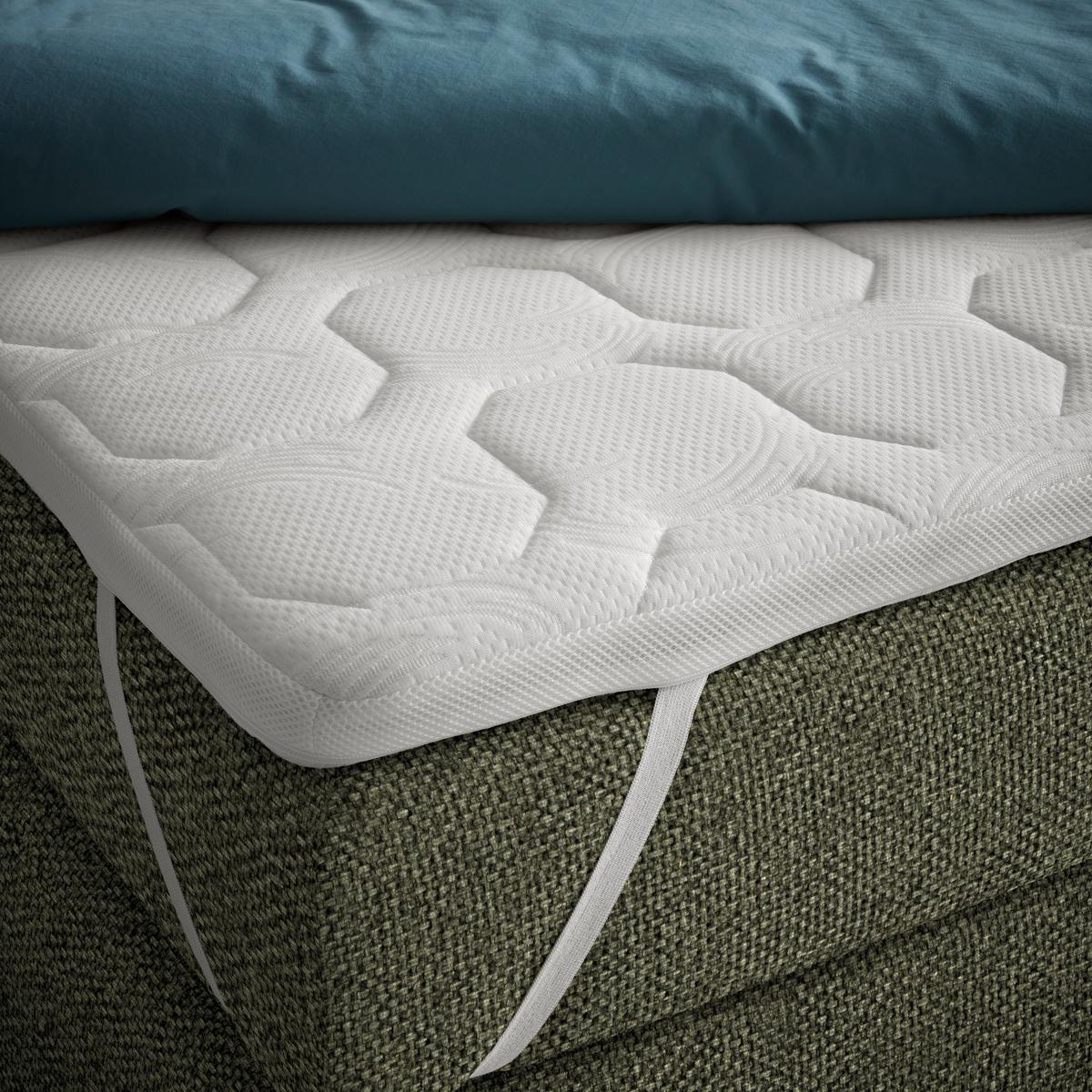 Boxspringbett Palace Olivgrün ca. 180x200cm - Olivgrün, KONVENTIONELL, Kunststoff/Textil (180/200cm) - Premium Living