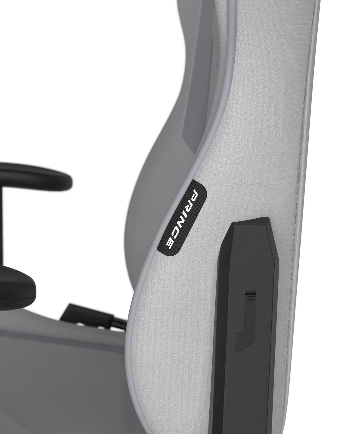 Drehstuhl Prince Grau/Weiß - Schwarz/Weiß, MODERN, Kunststoff/Textil (67/126/67cm) - Dxracer