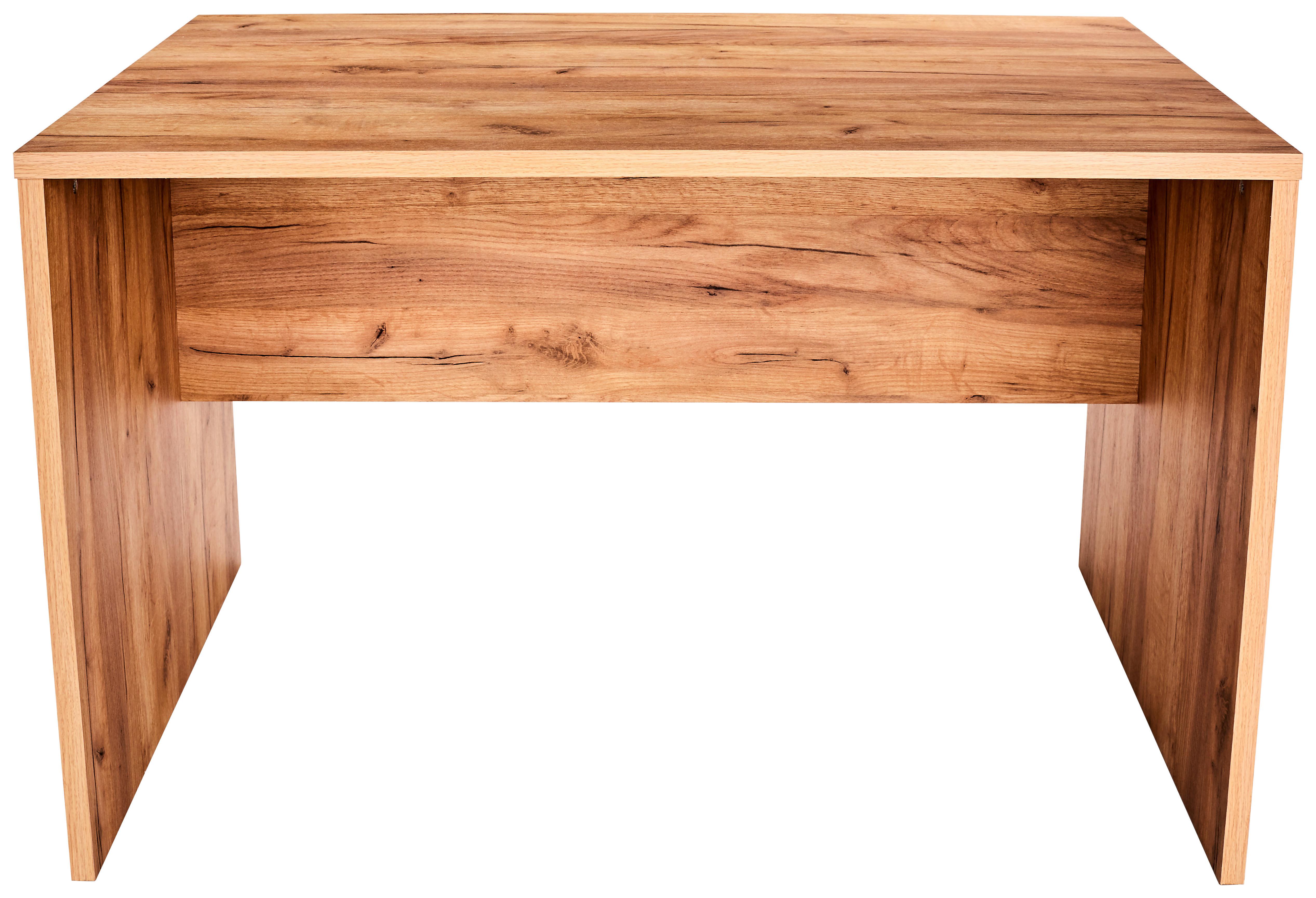 Masă de birou Profi - culoare lemn stejar, Modern, material pe bază de lemn (120/76cm) - Modern Living
