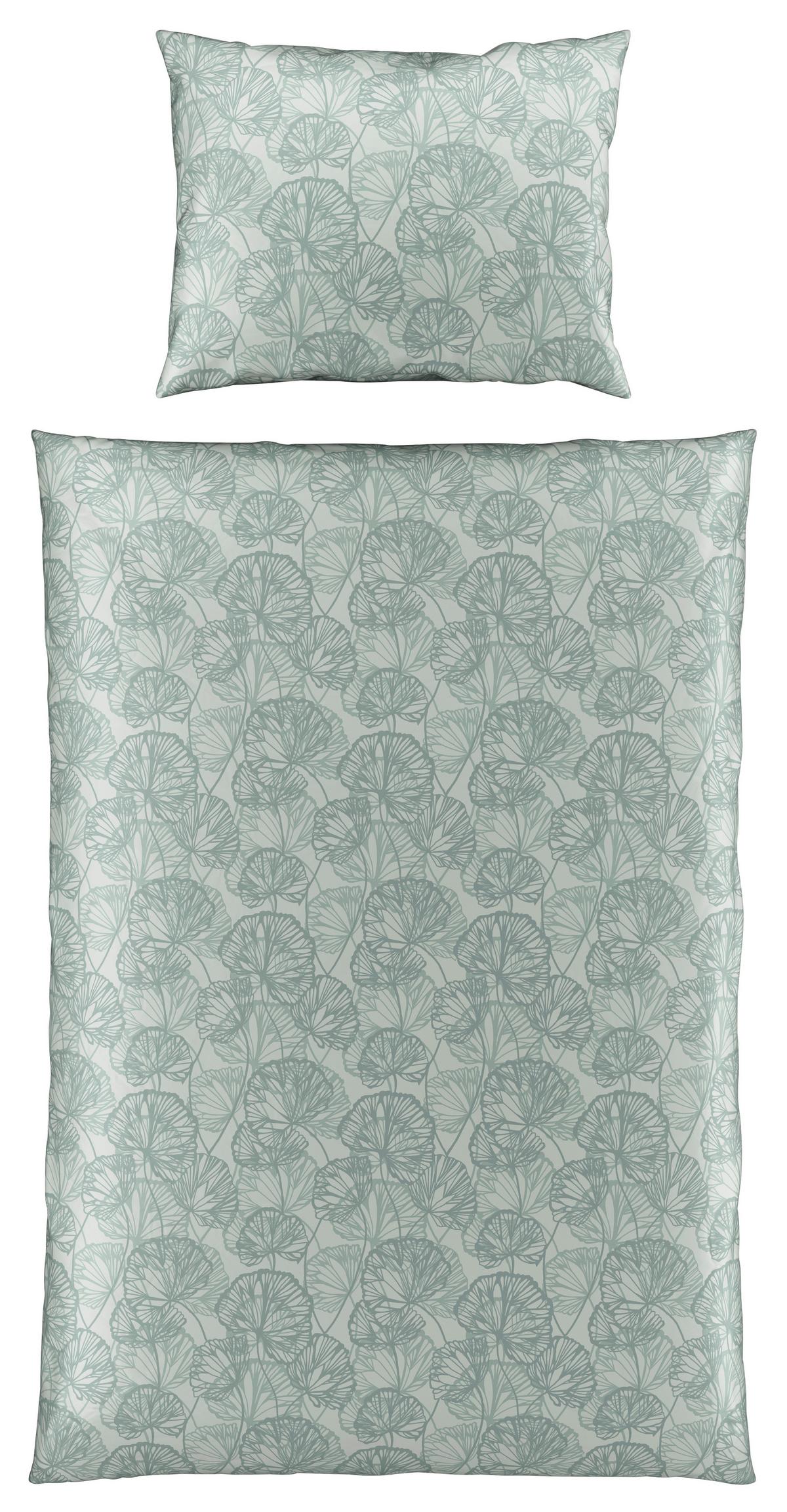 Lenjerie de par Ethens, cca. 140x200/50x70 cm - verde, textil (140/200cm) - Modern Living