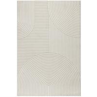 Webteppich Elio Creme ca. 160x230cm - Beige/Creme, KONVENTIONELL, Textil (160/230cm) - Novel