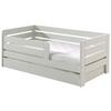 Kinder-/Juniorbett mit Bettlade ca. 70x140 cm Weiß - Weiß/Kieferfarben, MODERN, Holz/Holzwerkstoff (70/140cm) - MID.YOU