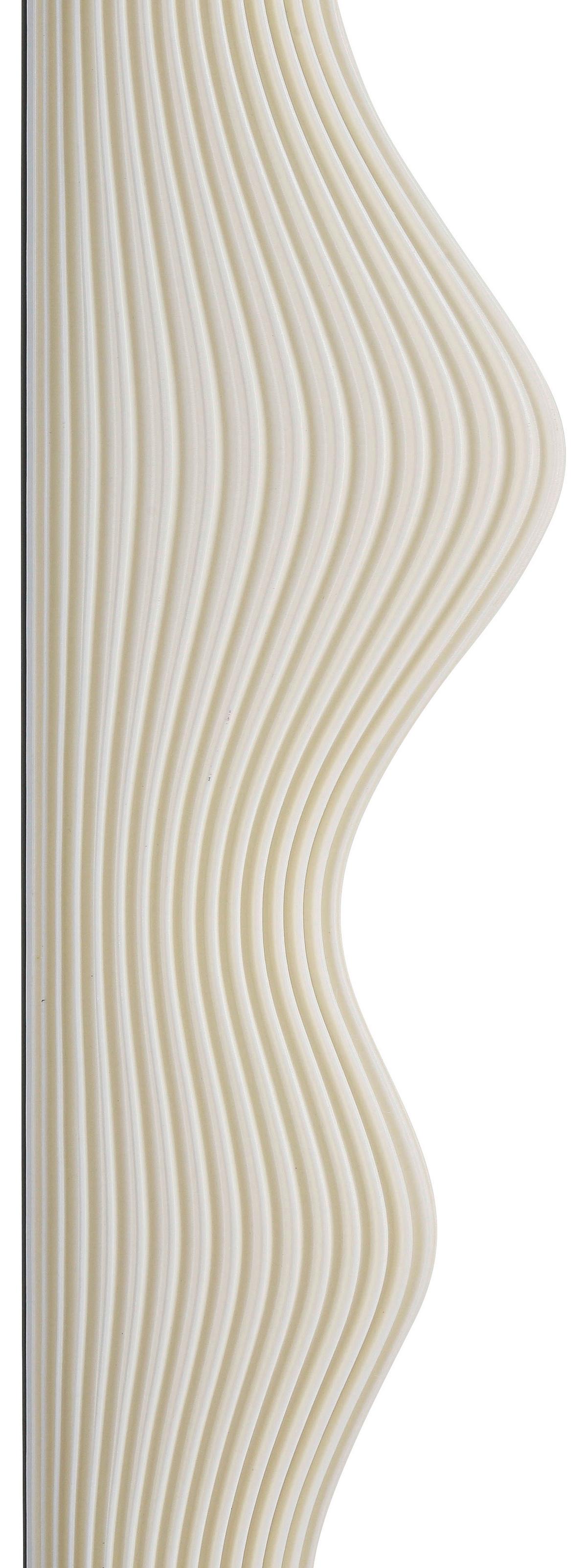 LED-Stehleuchte Laseri Schwarz/Weiß max. 24 Watt - Weiss/Schwarz, Konventionell, Kunststoff/Metall (26/19/148cm) - Mömax