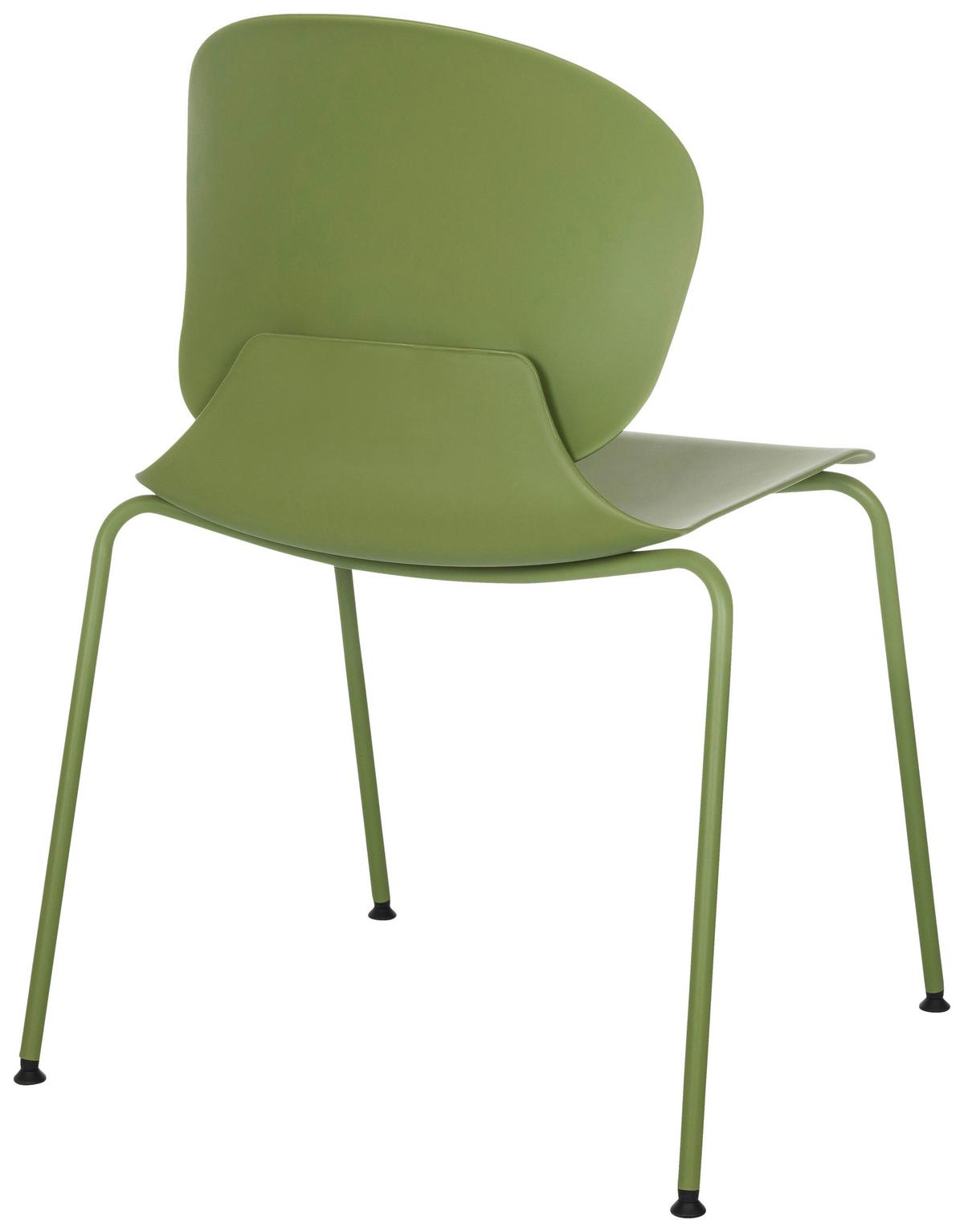 Konferenčni Stol T36 Vi, Zelena - zelena, Moderno, kovina/umetna masa (56/80/54cm) - MID.YOU