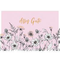 Glückwunschkarte Edelschwarz Multicolor - Basics, Papier (18/13cm)