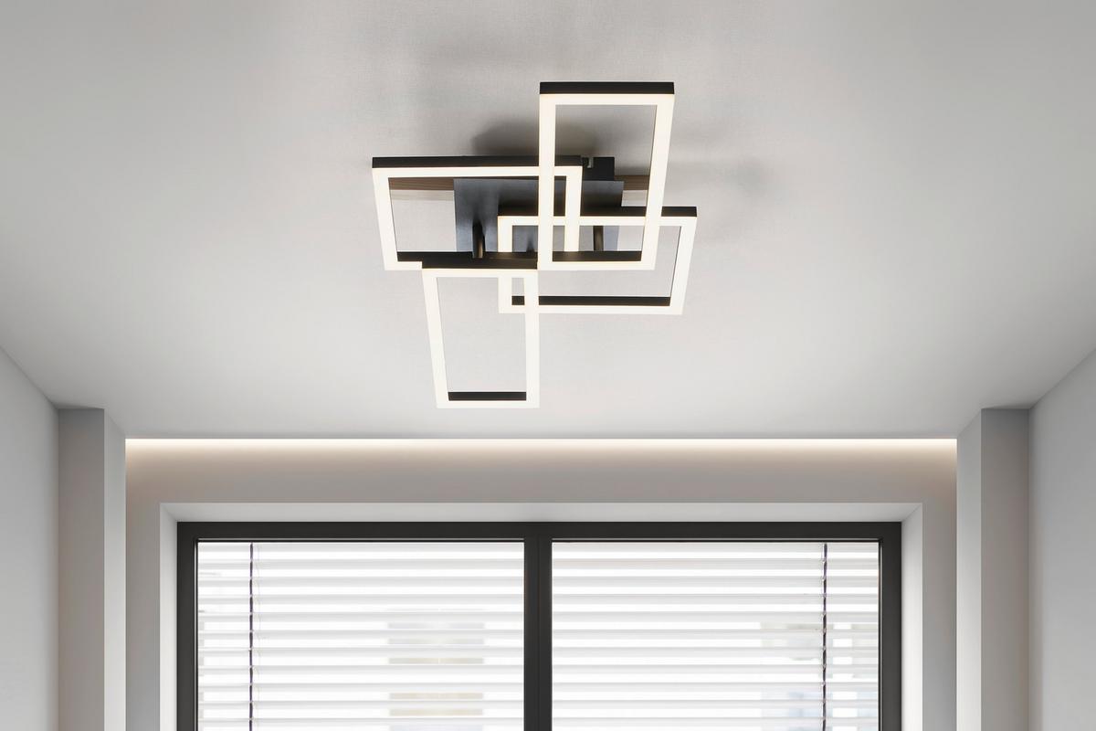 Led Mennyezeti Lámpa Wonder - fehér, Modern, műanyag/fém (70/36/9cm) - Mömax