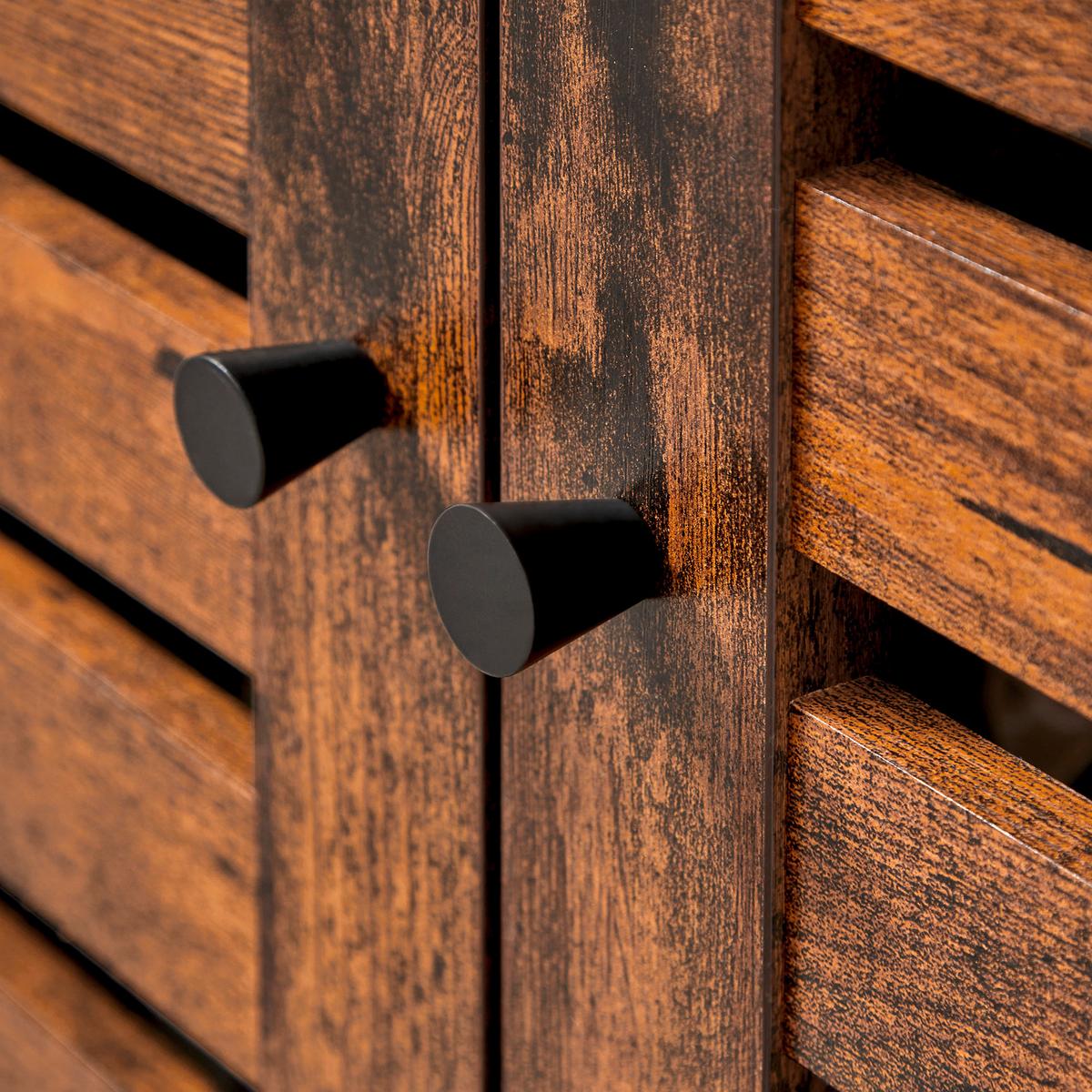 WASCHBECKENUNTERSCHRANK WASHBASIN CABINET - Schwarz/Braun, MODERN, Holzwerkstoff/Kunststoff (60/60/30cm) - MID.YOU