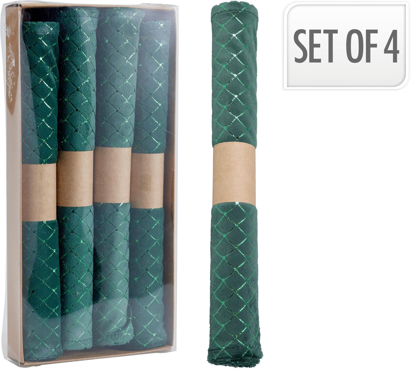 Étkezőalátét Diamond 45/30 - zöld, textil (45/150cm)