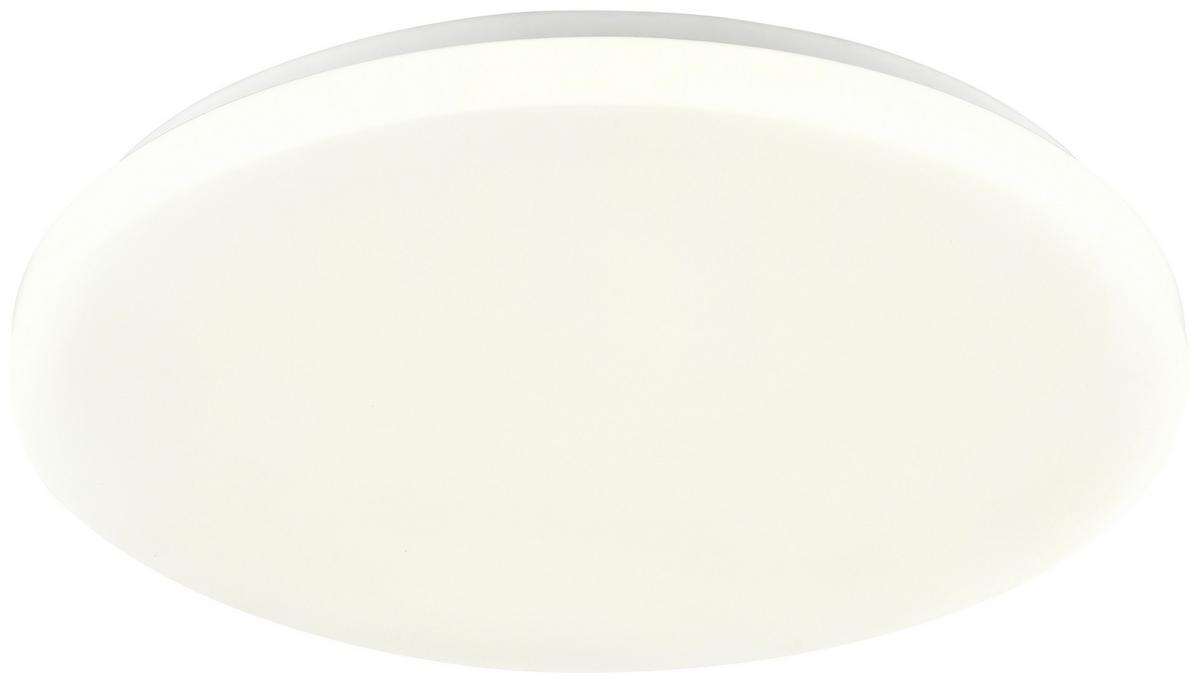 Deckenleuchte Woter max. 18 Watt - Weiß, KONVENTIONELL, Kunststoff/Metall (39/6,5cm) - Mömax