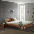 Bett aus Eiche Massiv ca. 180x200cm - Eichefarben, Natur, Holz (180/200cm) - Modern Living Bett aus Eiche Massiv ca. 180x200cm - Eichefarben, Natur, Holz (180/200cm) - Modern Living