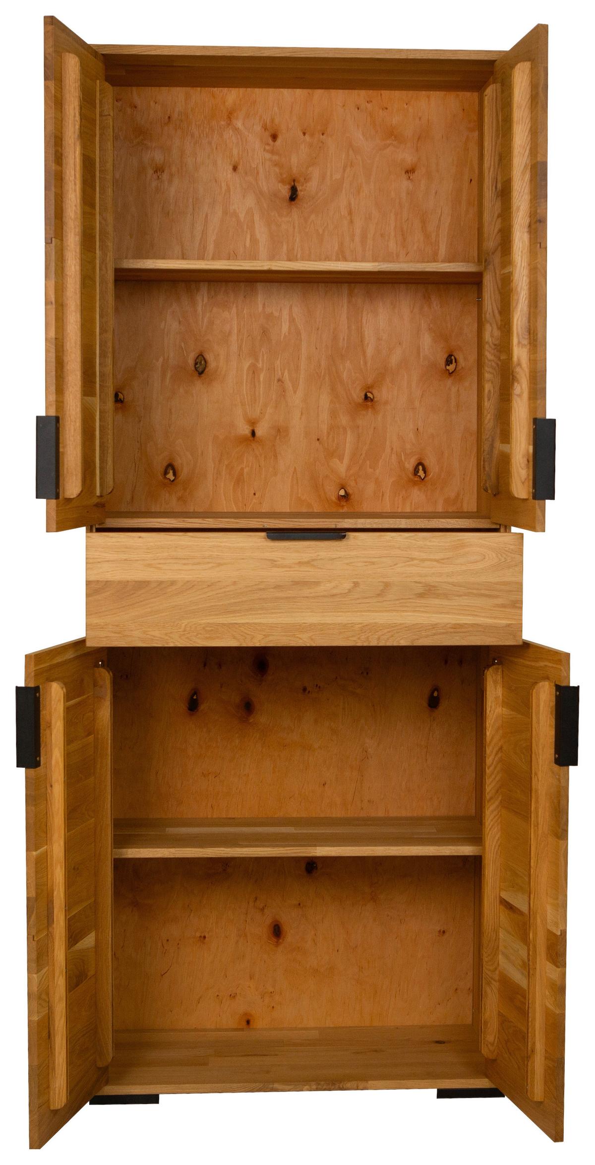 Aktenschrank Albero Naturfarben - Naturfarben, MODERN, Holz (80/200/38cm) - Mömax