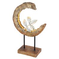 Solarna Svetilka Moon, S Sijalko - srebrne barve/črna, Design, kovina/umetna masa (24/10/52cm) - Globo