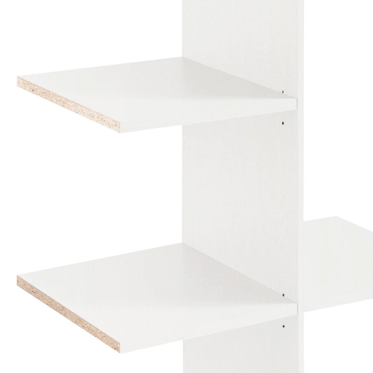 Notranja Razdelitev Sizilia, Bela, 4 Police - bela, Moderno, leseni material (82,7/158/47,7cm) - Premium Living