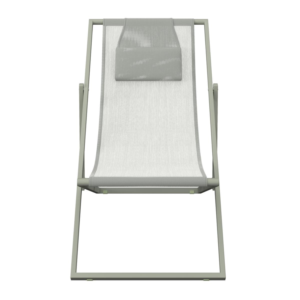 Șezlong Elias - gri închis, Modern, metal/textil (104/79/57cm) - Mömax