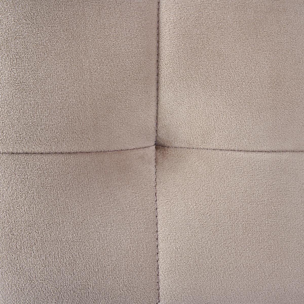 KRZESŁO MARINA SAMT - kolor złoty/taupe, Modern, metal/drewno (49/88/57cm) - Livetastic