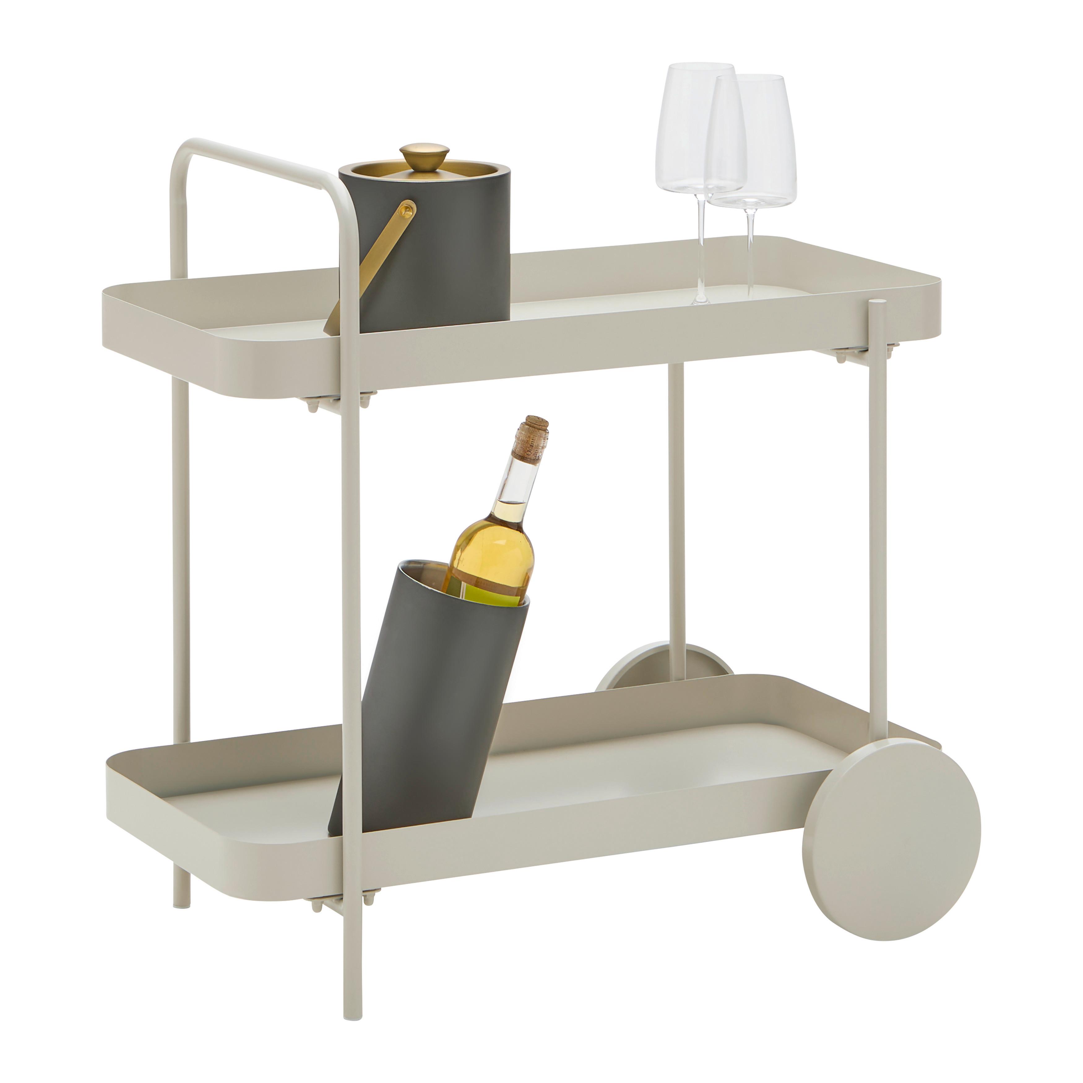 SERVERINGSVAGN DESINO -EXKLUSIV- - kashmir, Modern, metall (70/70/43cm) - Mömax
