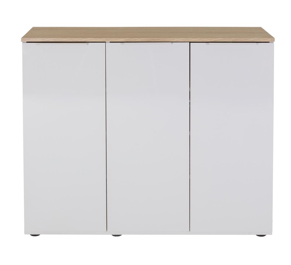 Komoda Macchiato - kašmir/črna, Moderno, kovina/umetna masa (103,2/88,5/35,5cm) - Mömax