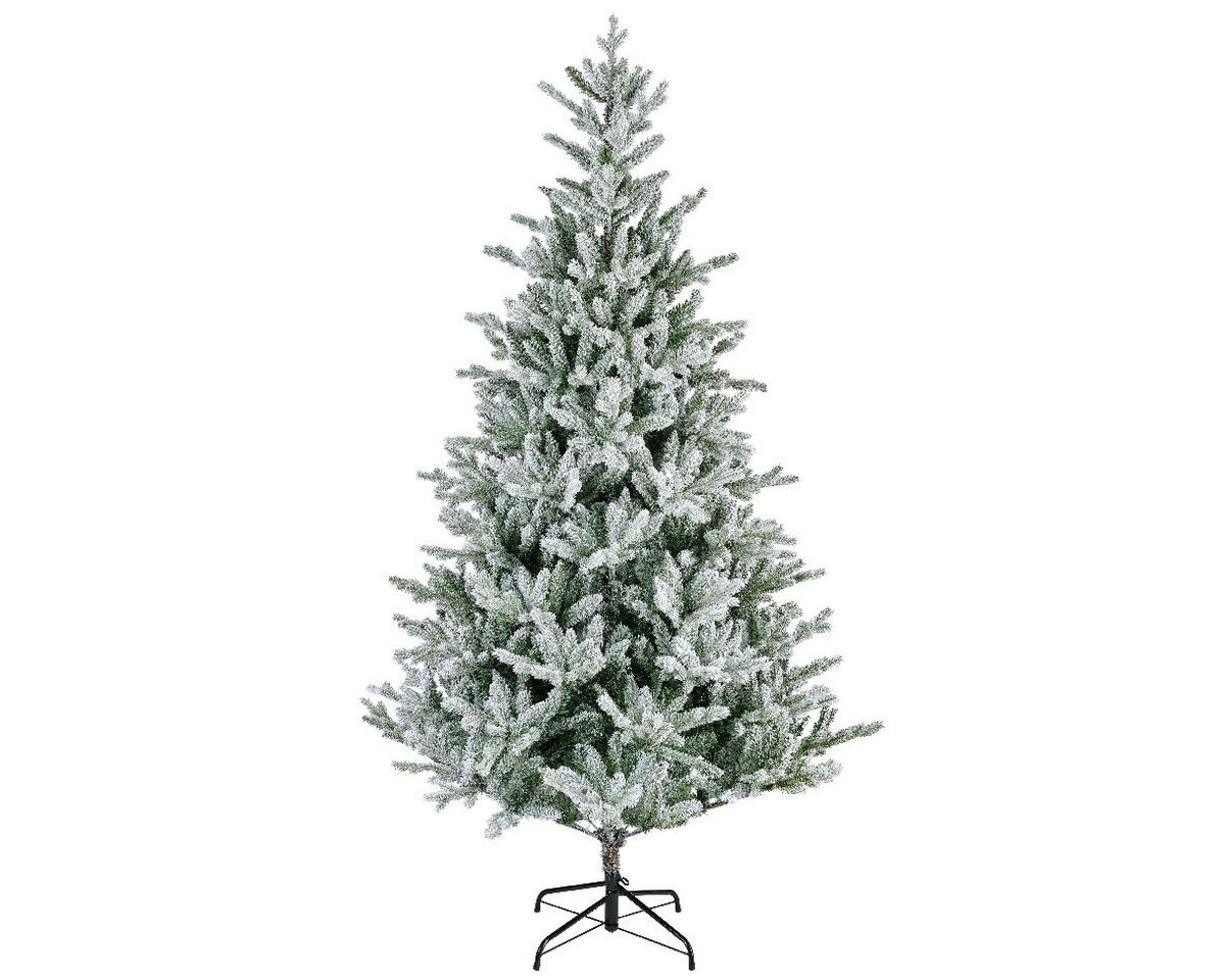 Božićni Bor Allison, Ø/v: 112x180cm - zelena, Konvencionalno, metal/plastika (112/180cm) - Mömax