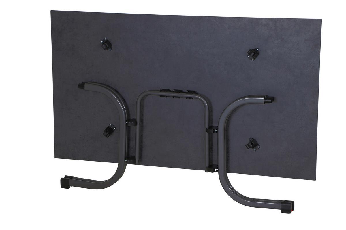 GARTENKLAPPTISCH K95703 - Anthrazit, KONVENTIONELL, Holzwerkstoff/Kunststoff (160/90/71cm) - Siena Garden