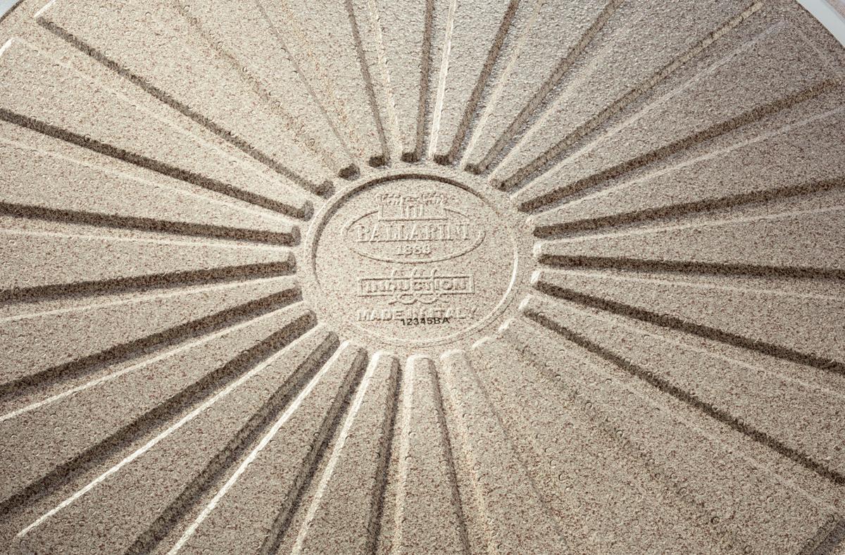 PATELNIA DO SMAŻENIA 1027798 - beżowy/czarny, Basics, metal (28cm) - Ballarini