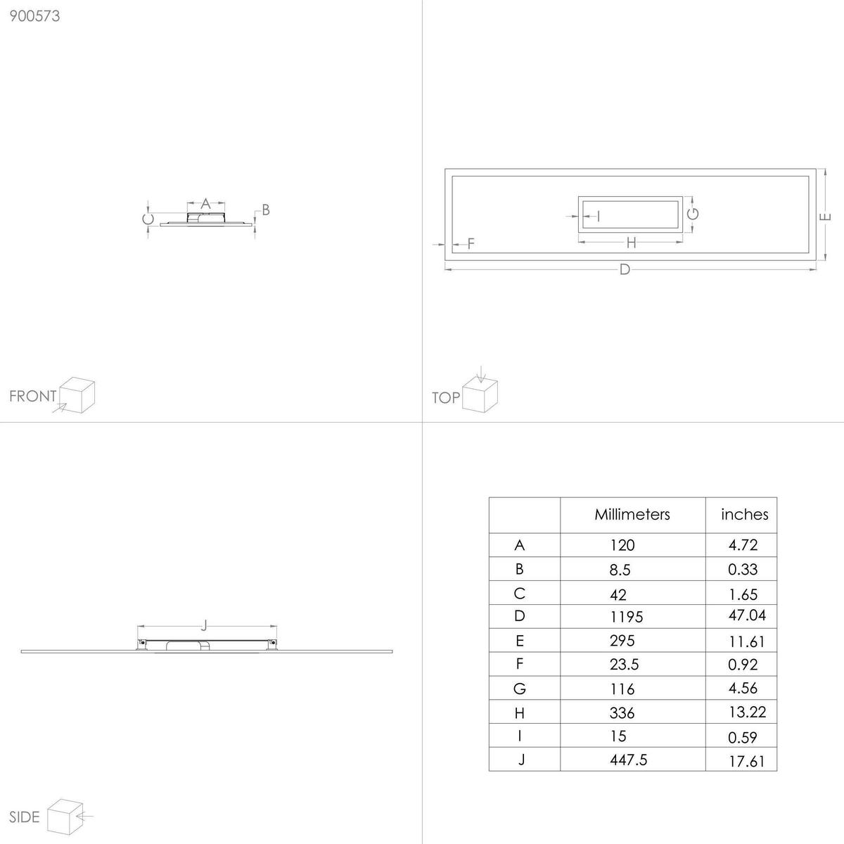 Deckenleuchte 900573_bordonara - Weiss/Schwarz, Basics, Kunststoff/Metall (119,5/29,5/5cm) - Eglo