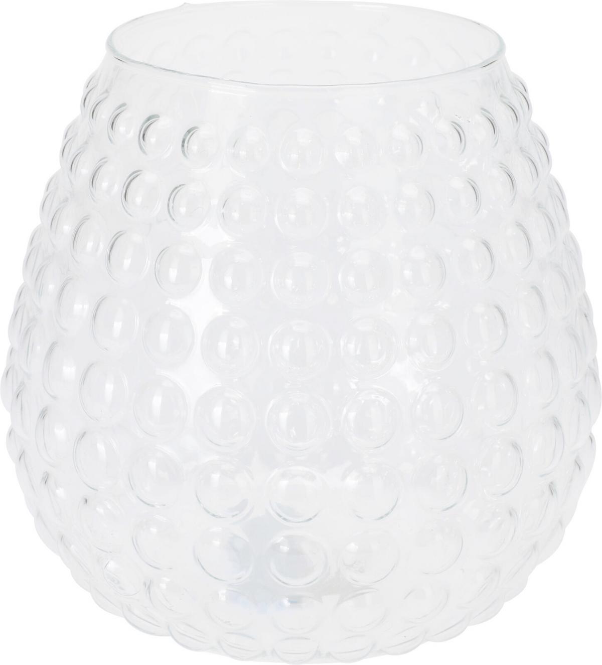 Váza Idill - áttetsző, üveg (19/20cm)