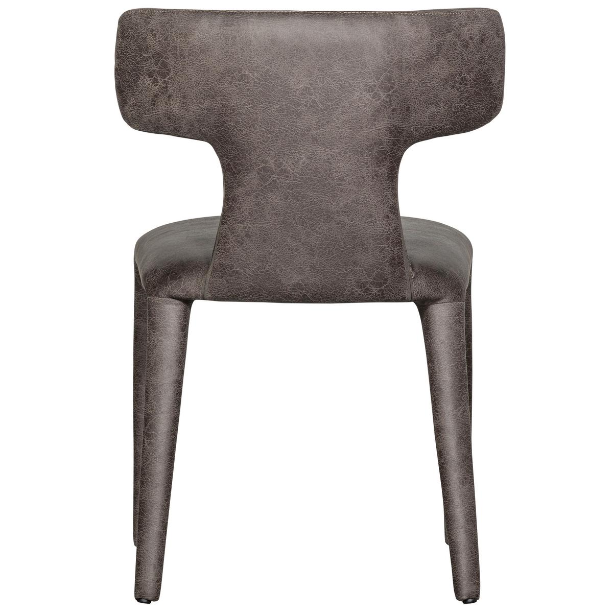 Stuhl-Set Permit Grau/Schwarz B: 52cm - Schwarz/Grau, MODERN, Holzwerkstoff/Textil (52/78/53cm) - Livetastic