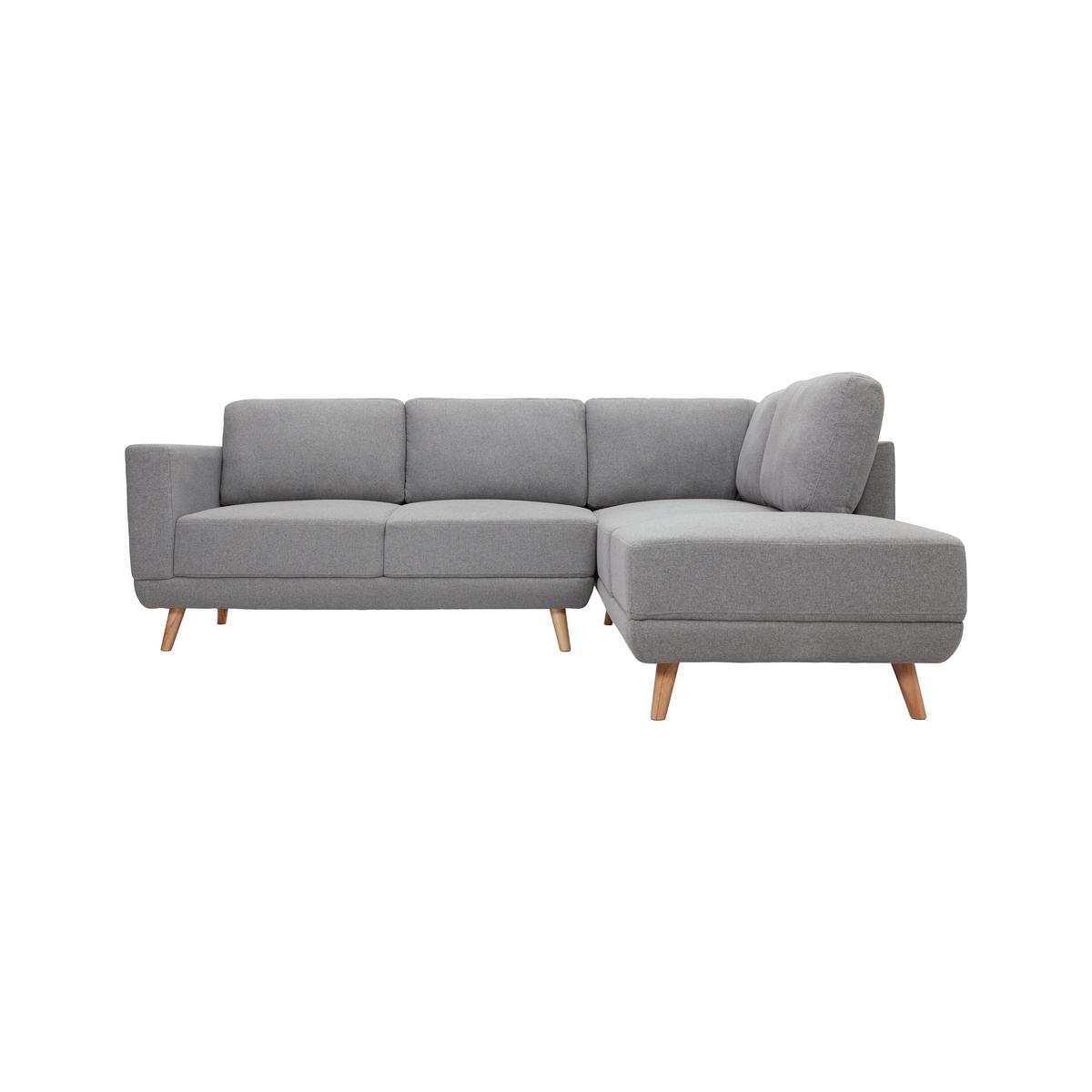 Kutna Garnitura Kyle - siva/prirodne boje, Moderno, drvo/tekstil (242/88/189cm) - Bessagi Home