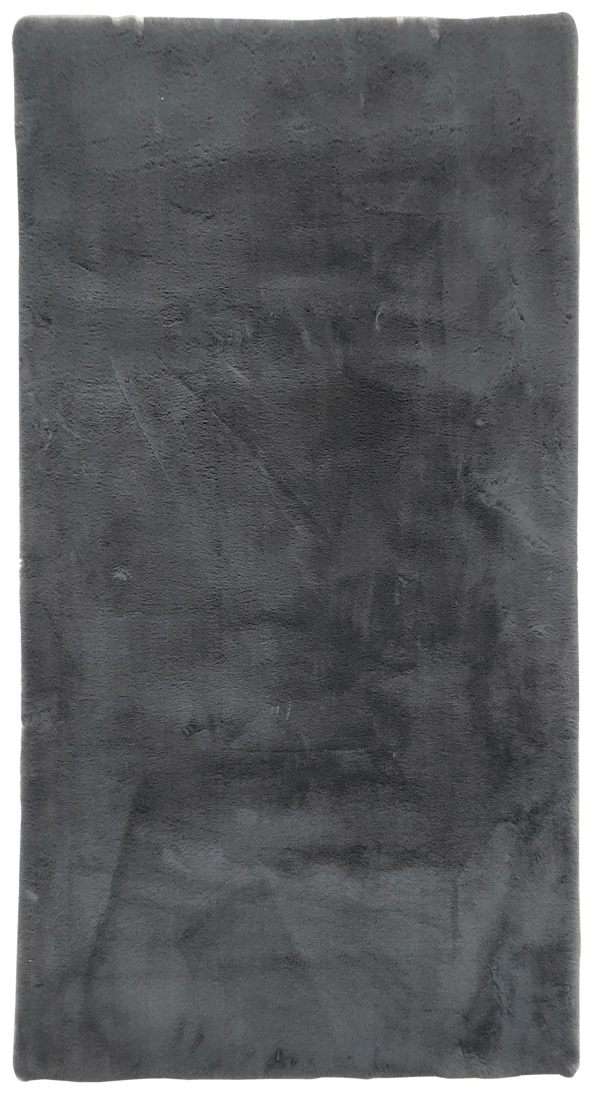 Blană artificială Caroline 1 - antracit, textil (80/150cm) - Mömax