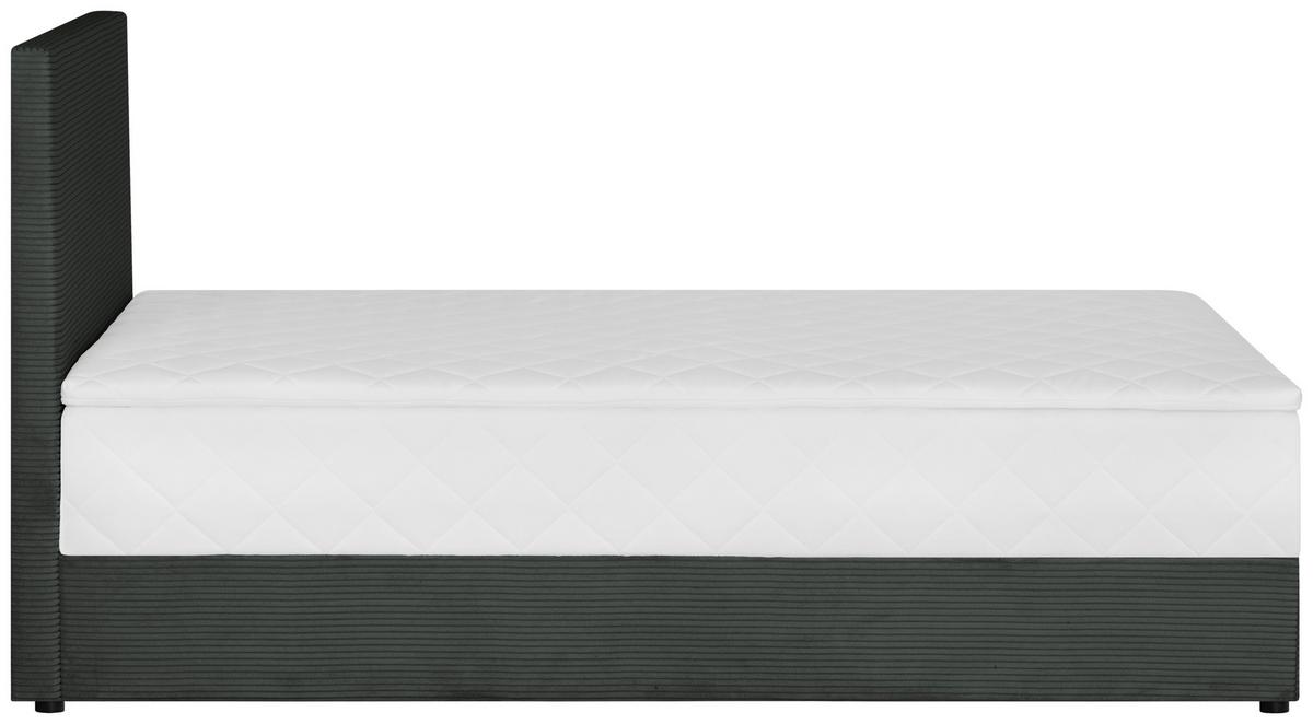 Boxbett Boxy Anthrazit ca. 100x200cm - Anthrazit, KONVENTIONELL, Textil (100/200cm) - Based