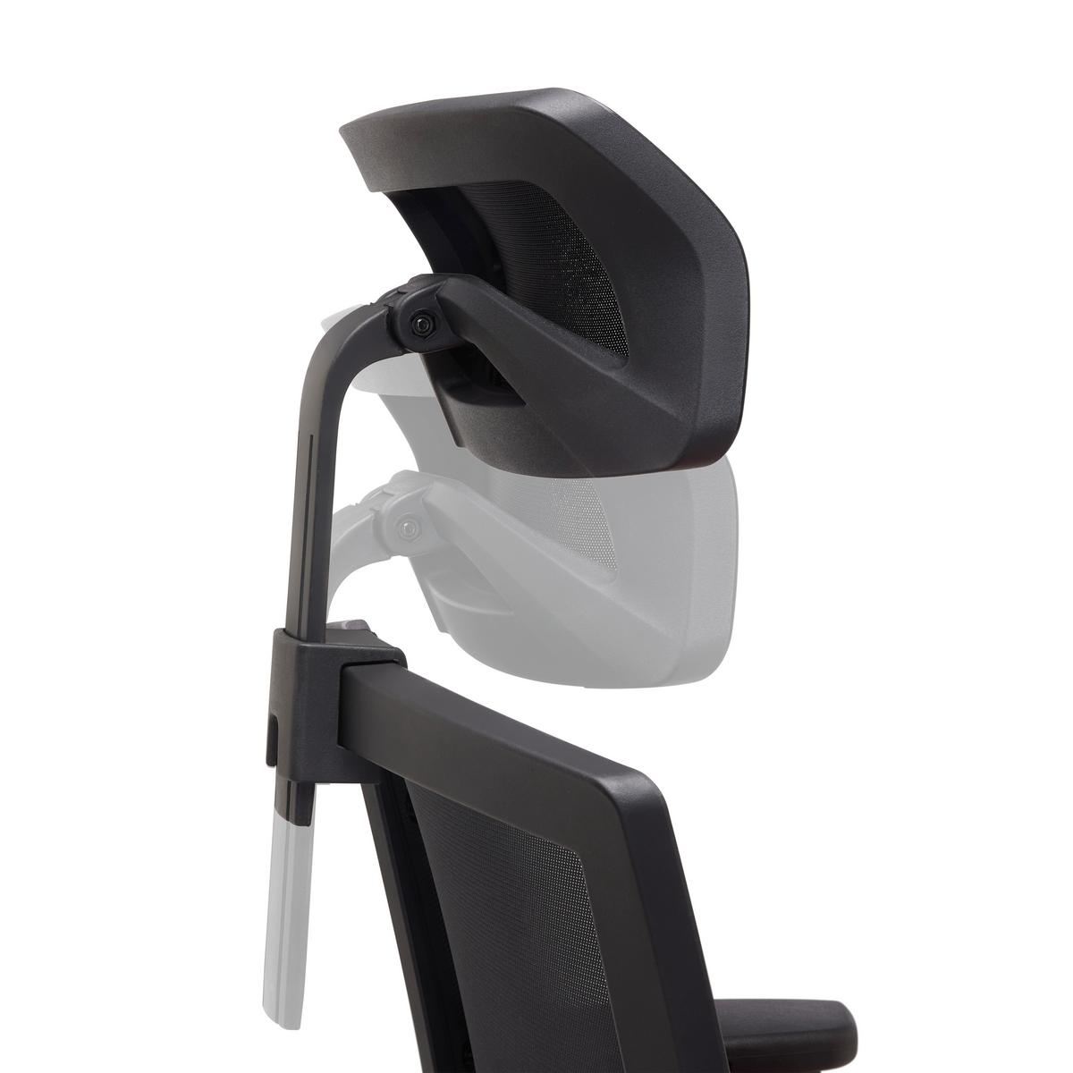 Chefsessel Boss Grau/Schwarz - Schwarz/Grau, MODERN, Kunststoff/Textil (64/142/64cm) - Mömax