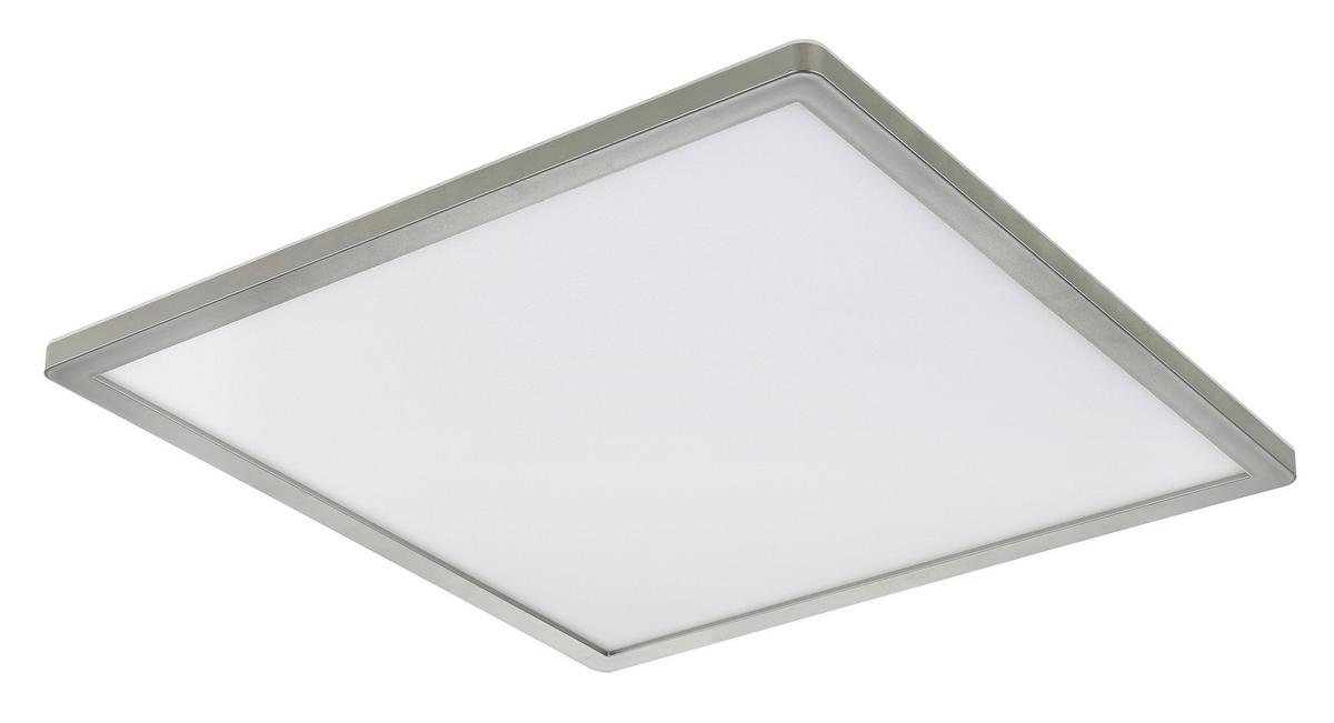 Stropna Led-svetilka Sapana, S Sijalko - barve niklja/bela, Konvencionalno, umetna masa (42/42/25cm) - Globo
